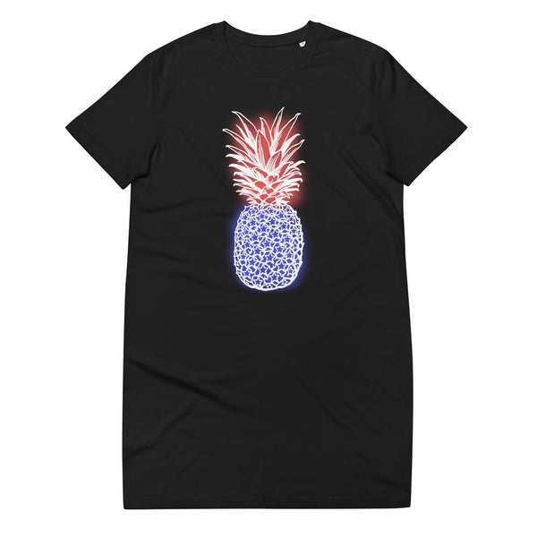 pineapple t shirt dress 'Patriotic Pineapple' T-Shirt Dress