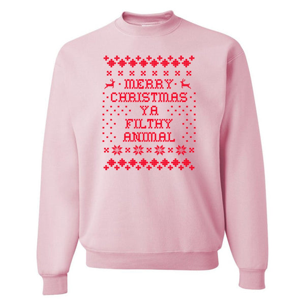 'Merry Christmas Ya Filthy Animal' Sweatshirt