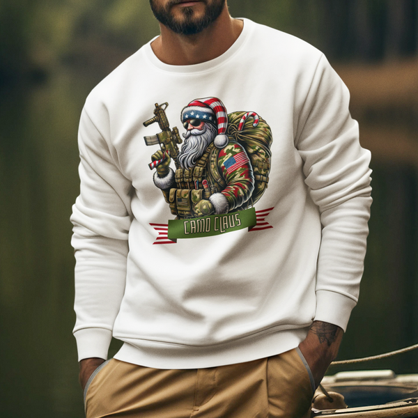 American 'Camo Claus' Sweatshirt