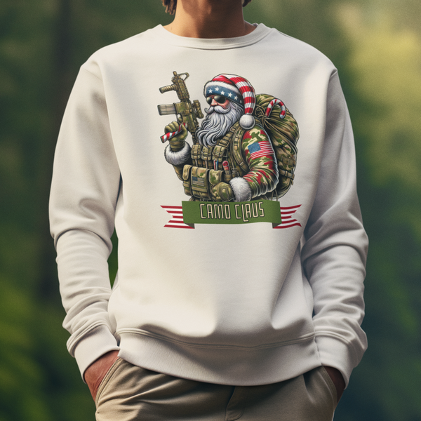 American 'Camo Claus' Sweatshirt