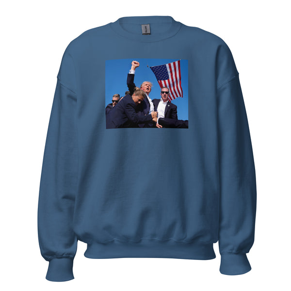 'Trump American Fist Pump' Crewneck Sweatshirt