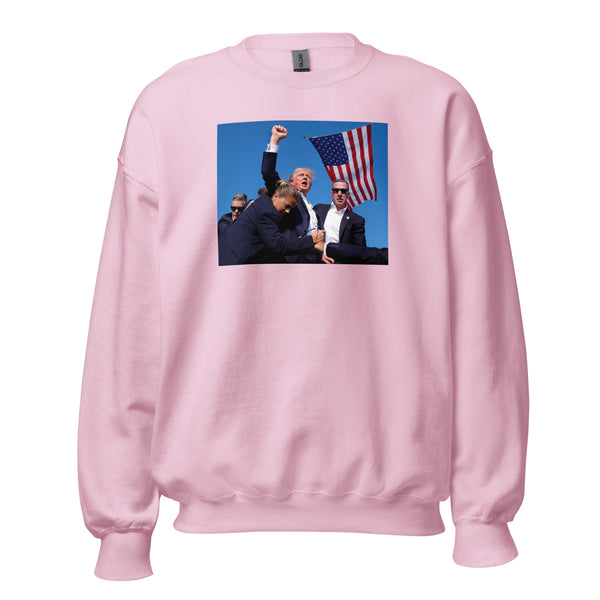 'Trump American Fist Pump' Crewneck Sweatshirt