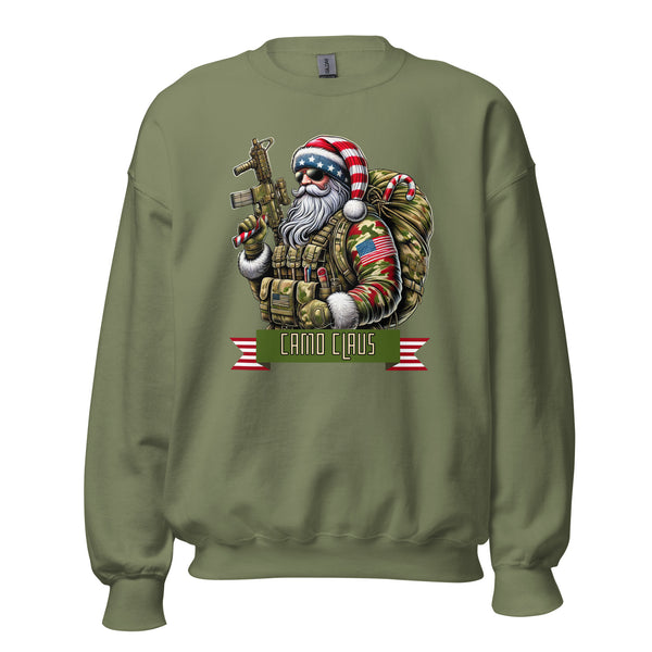 American 'Camo Claus' Sweatshirt