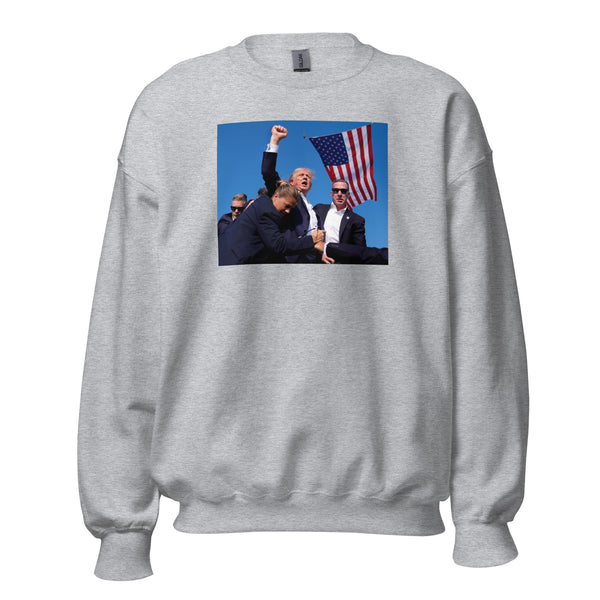 'Trump American Fist Pump' Crewneck Sweatshirt