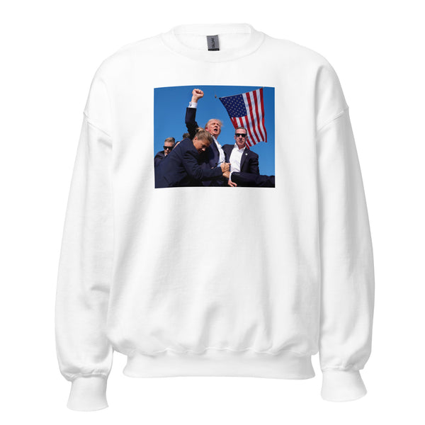 'Trump American Fist Pump' Crewneck Sweatshirt