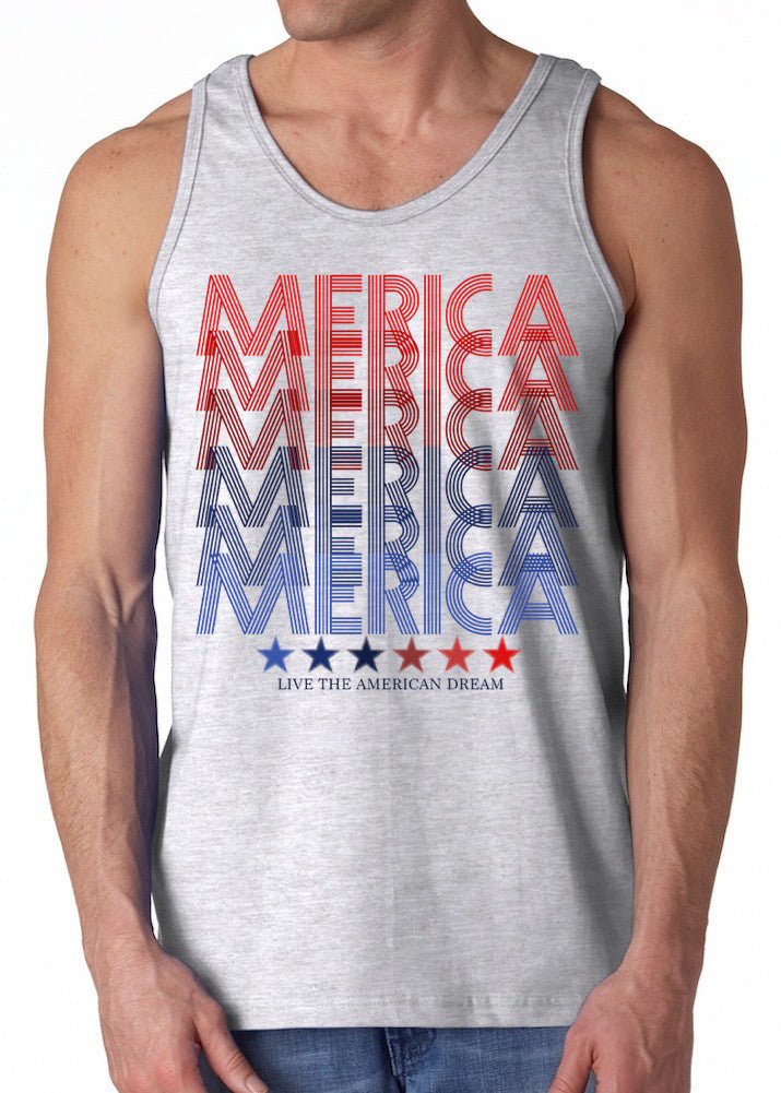 Retro 'Merica Tank Top – United Tees