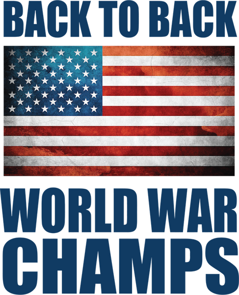 Back to Back World War Champs Long Sleeve Tee United Tees