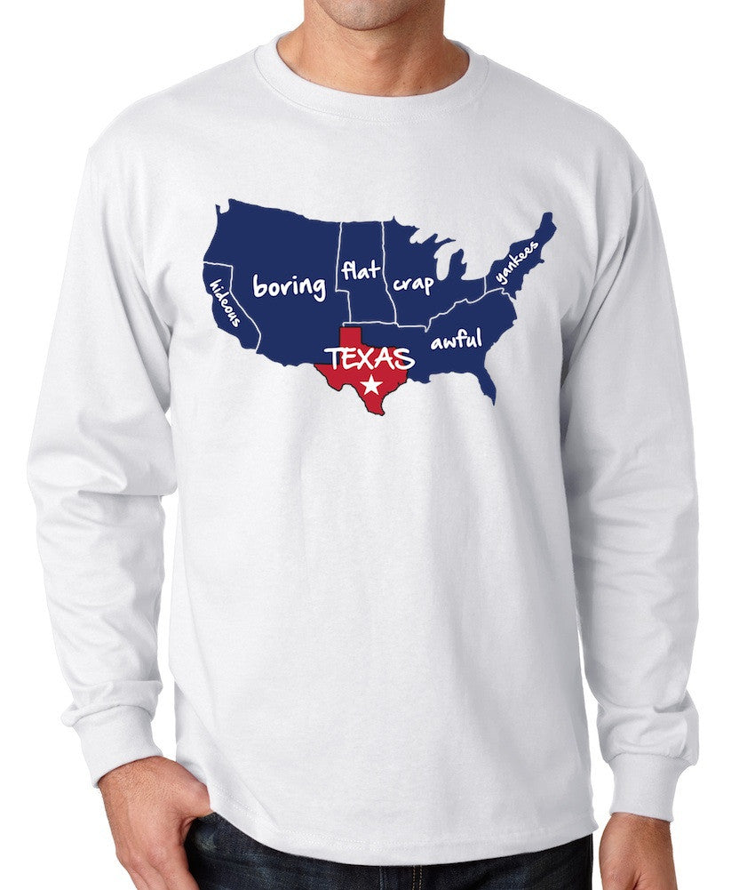 Texan Map' Tee – United Tees