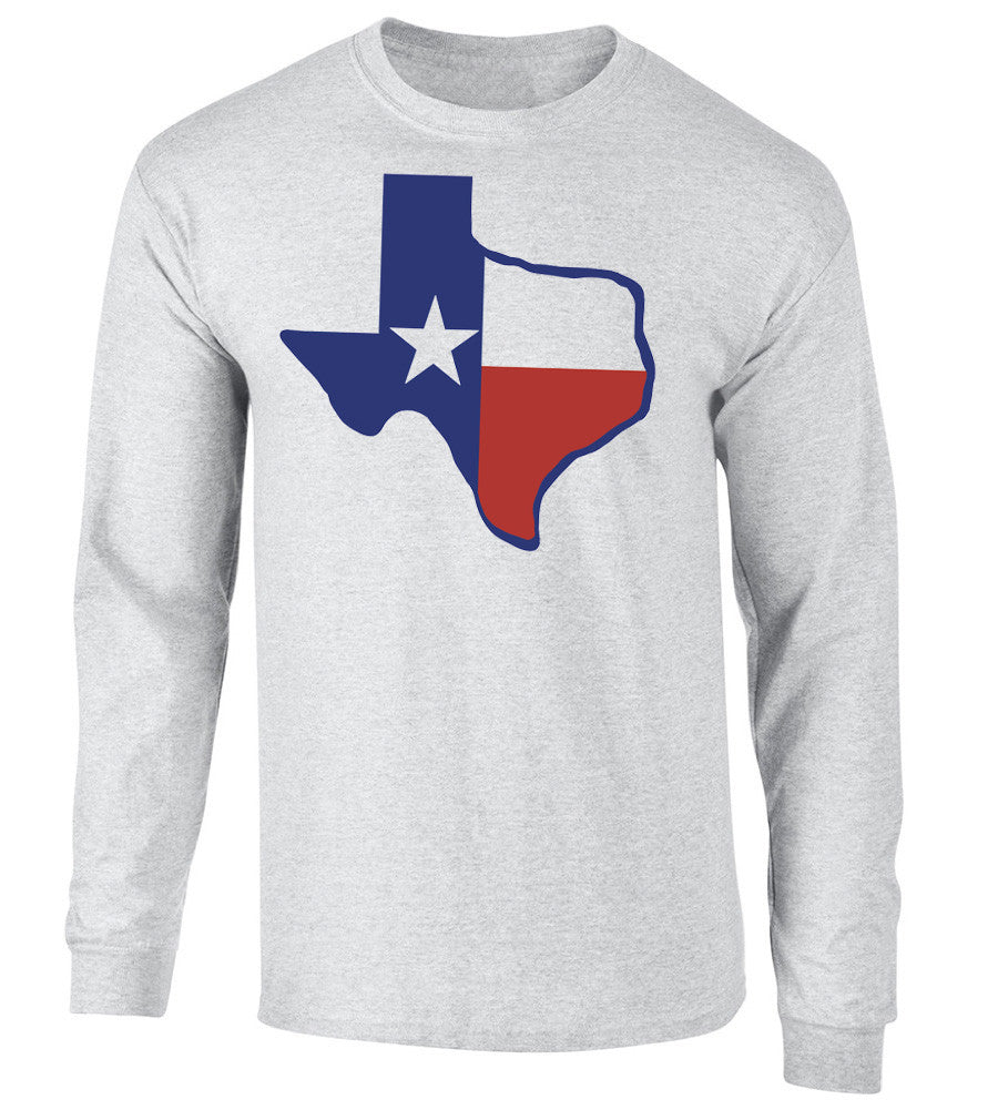 Texas Flag Long Sleeve Tee – United Tees