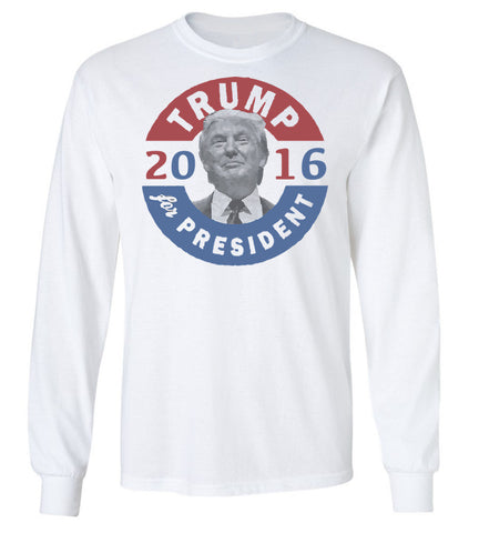 'Trump For President' Long Sleeve Tee